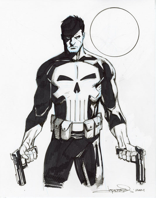 Punisher Illustration 2021 Print Poster