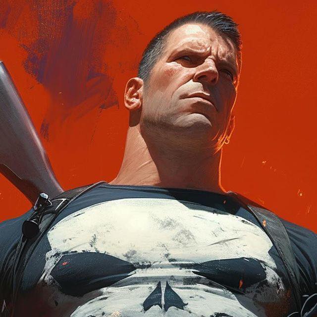 Punisher Portrait Heroic (2) Jigsaw Puzzle