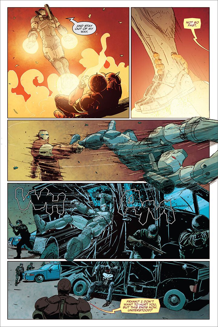 Punisher 228 Vs Iron Man Comic Book Decor Wall Art Jigsaw Puzzle