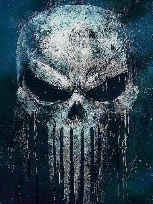 Punisher Skull Design 4876 Print Poster