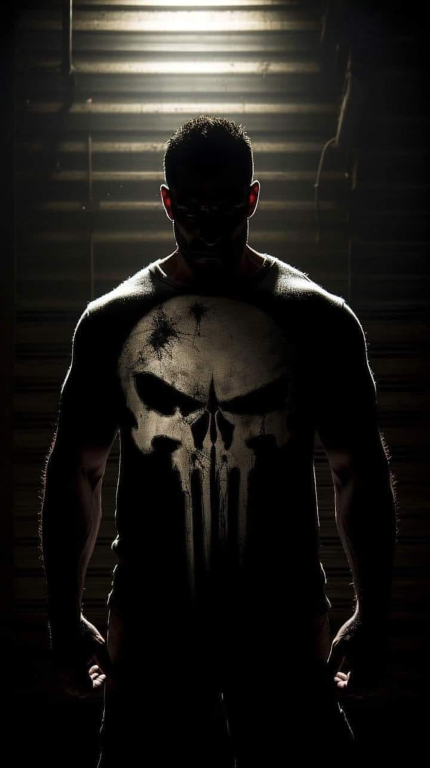Punisher Skull Design 527 Print Poster