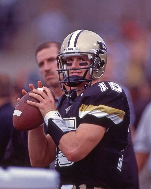 Purdue Boilermakers Drew Brees Glossy Keychain College Football Print 1