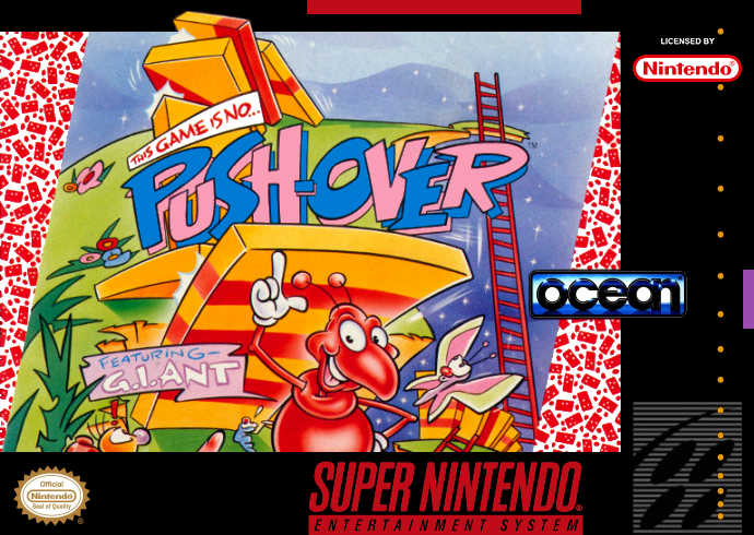 Push Over (Usa) Snes Print Poster