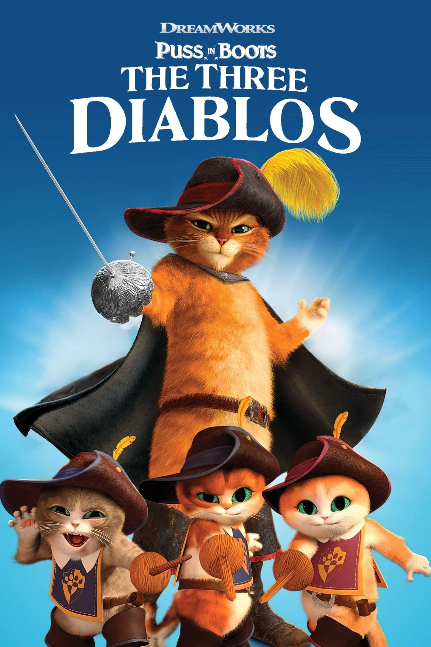 Puss In Boots The Three Diablos (2012) Movie Magnet