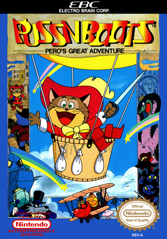 Puss N Boots Pero S Great Adventure (Usa) Nes Print Poster