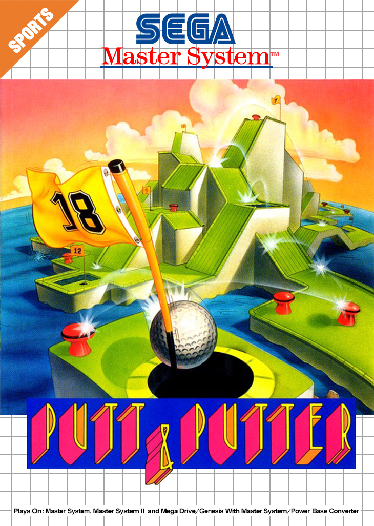 Putt & Putter Sega Master System Print Poster