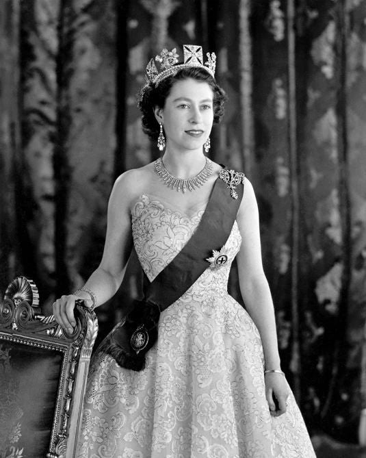 Queen Elizabeth Ii Glossy Photo Royal Family Print Portrait Leader Poster