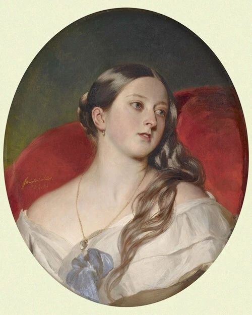 Queen Victoria Of The Uk Glossy Keychain Print Painting Keychain 2
