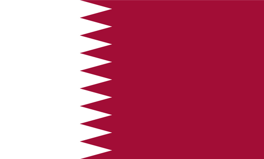 Qatar Flag Print Poster