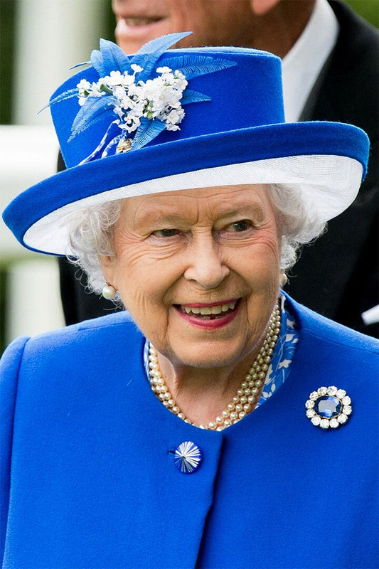 Queen Elizabeth Ii Of England Print Canvas Jigsaw Puzzle