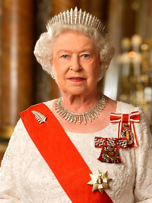 Queen Elizabeth Keychain Portrait 8 X 10 Majesty United Kingdom England Uk Britain