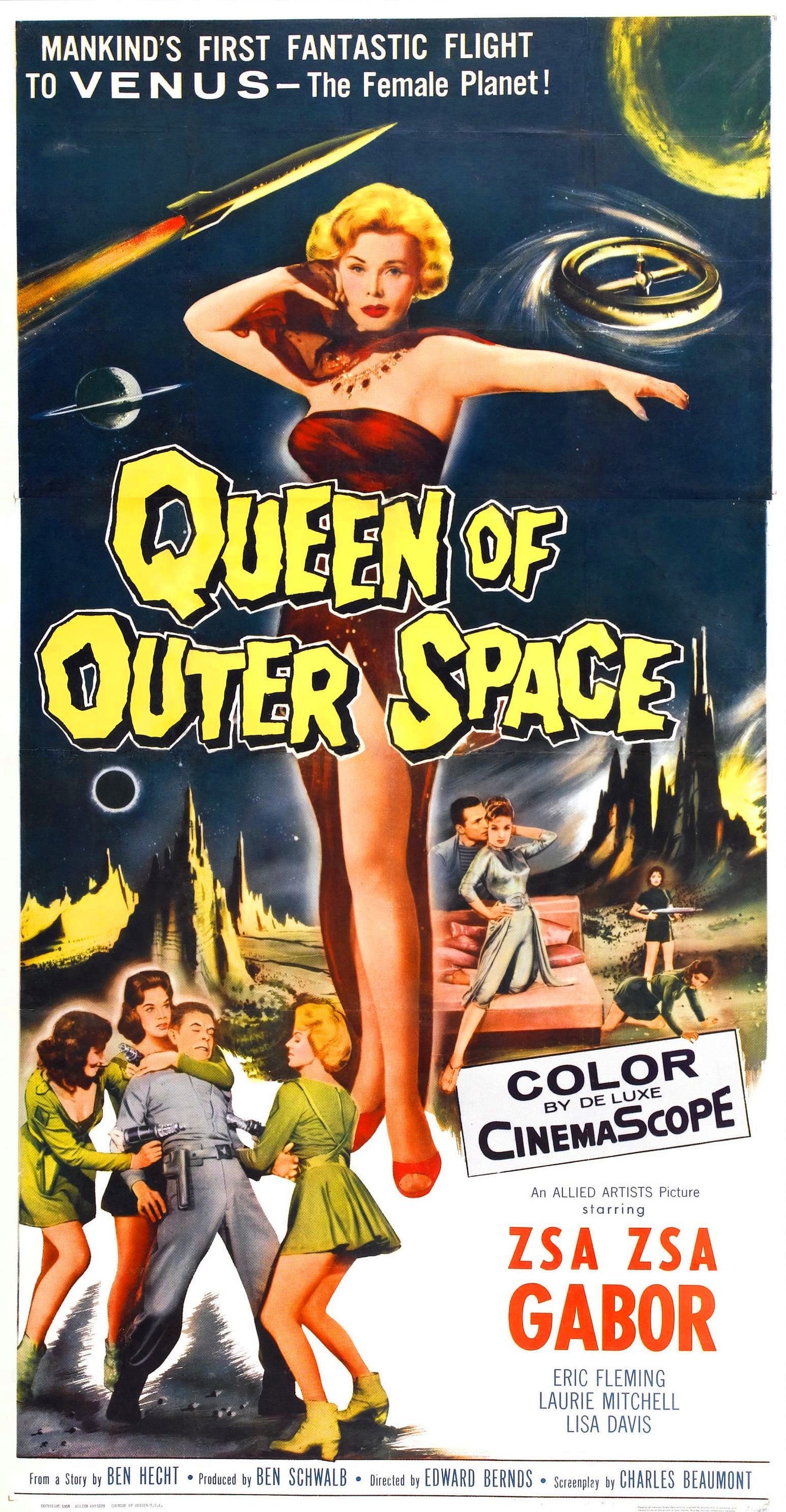 Queen Of Outer Space 03 Movie Magnet