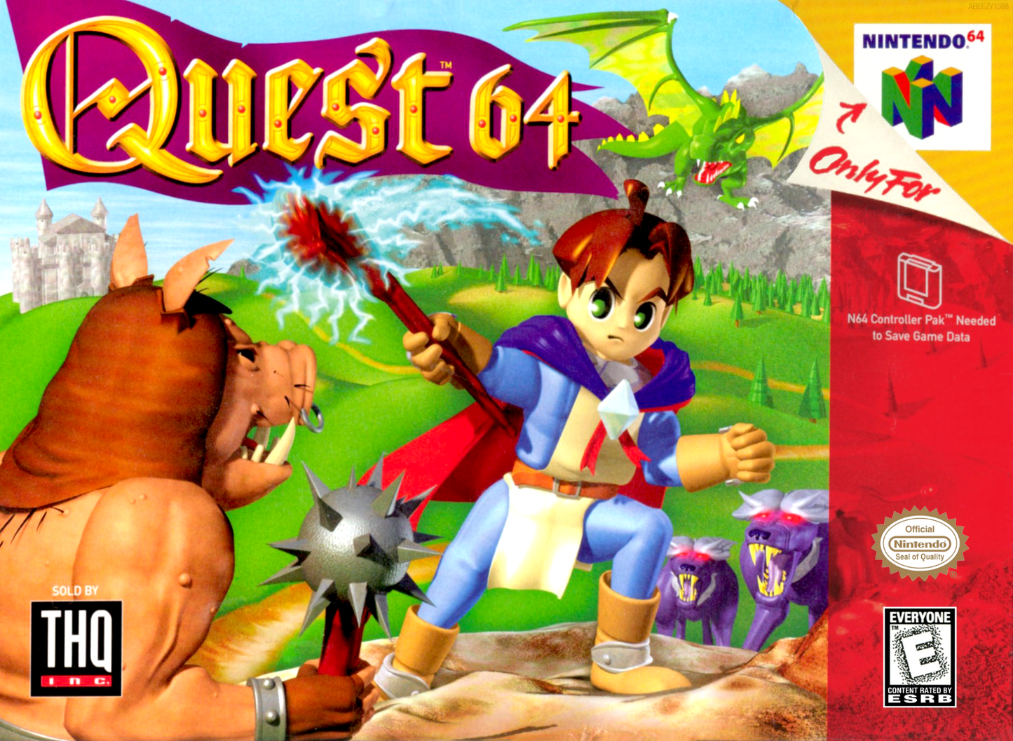 Quest 64 N64 Print Poster