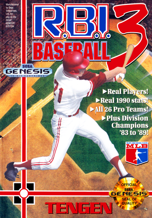 R.B.I. Baseball 3 (Usa) Genesis Print Poster