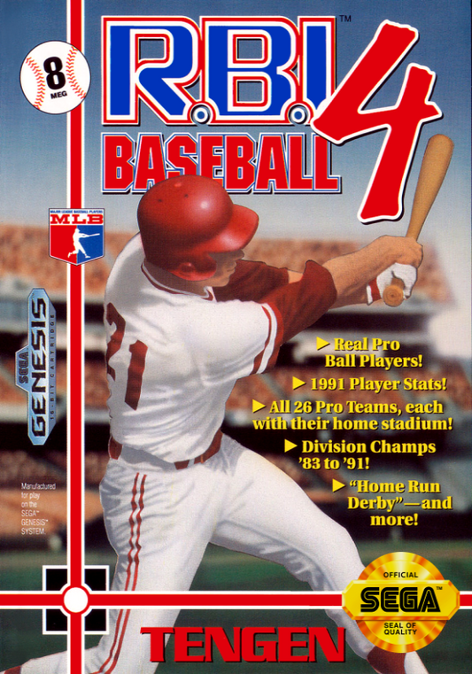 R.B.I. Baseball 4 (Usa) Genesis Print Poster