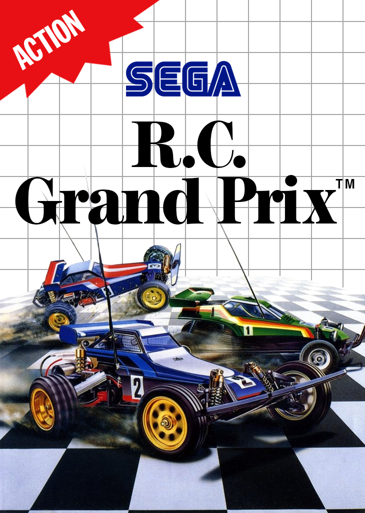 R.C. Grand Prix Sega Master System Print Poster