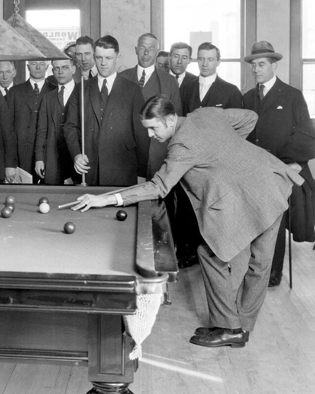 Ralph Greenleaf Keychain Billiards Pool Picture