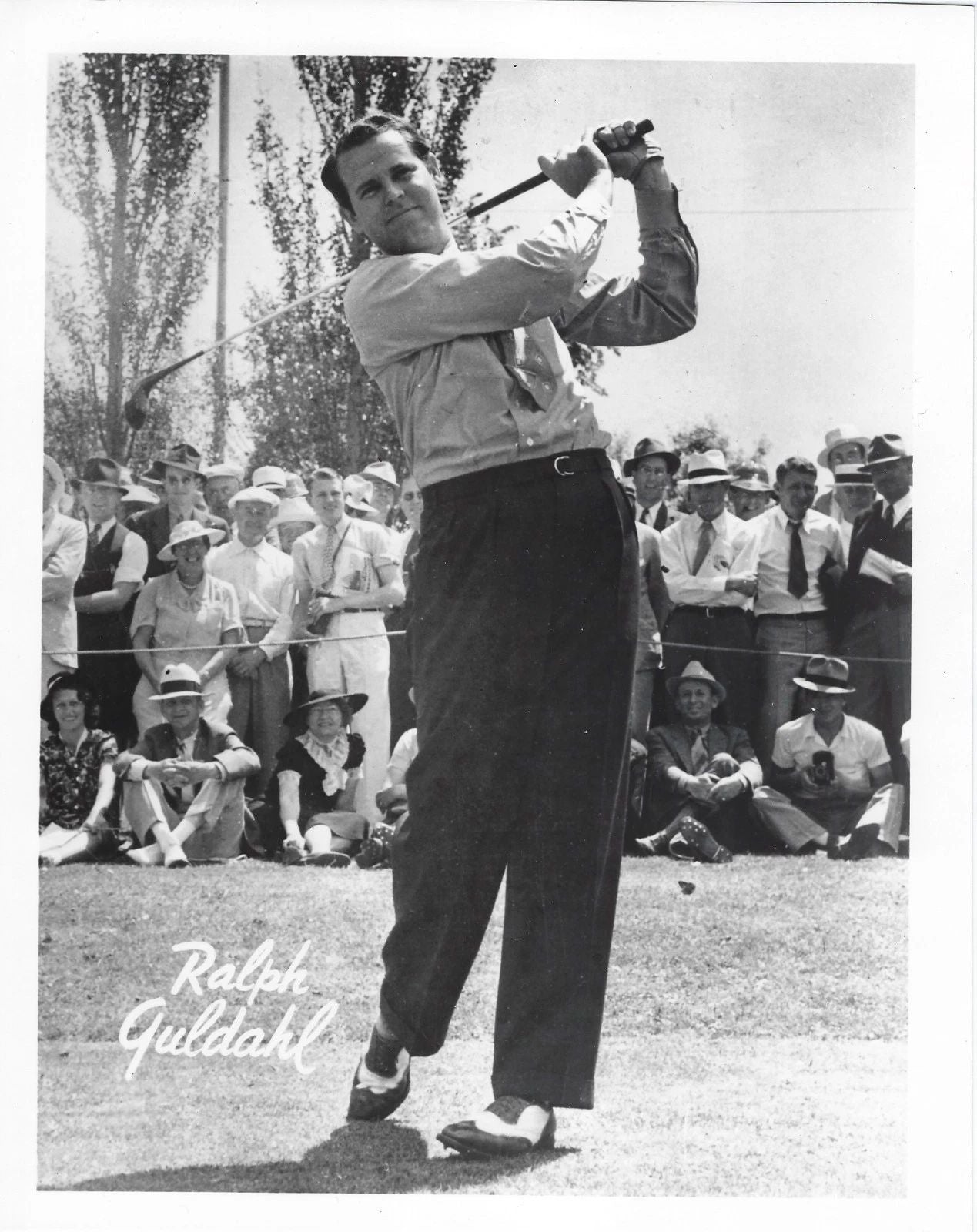 Ralph Guldahl Photo Golf Picture