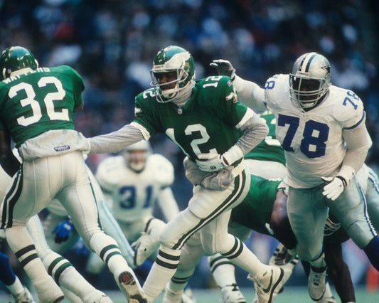 Randall Cunningham Keychain Philadelphia Eagles Football Picture Vs Cowboys