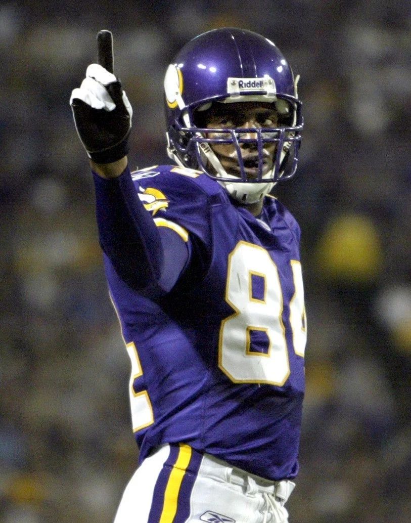 Randy Moss Photo Minnesota Vikings Football Picture Nfl Close Up