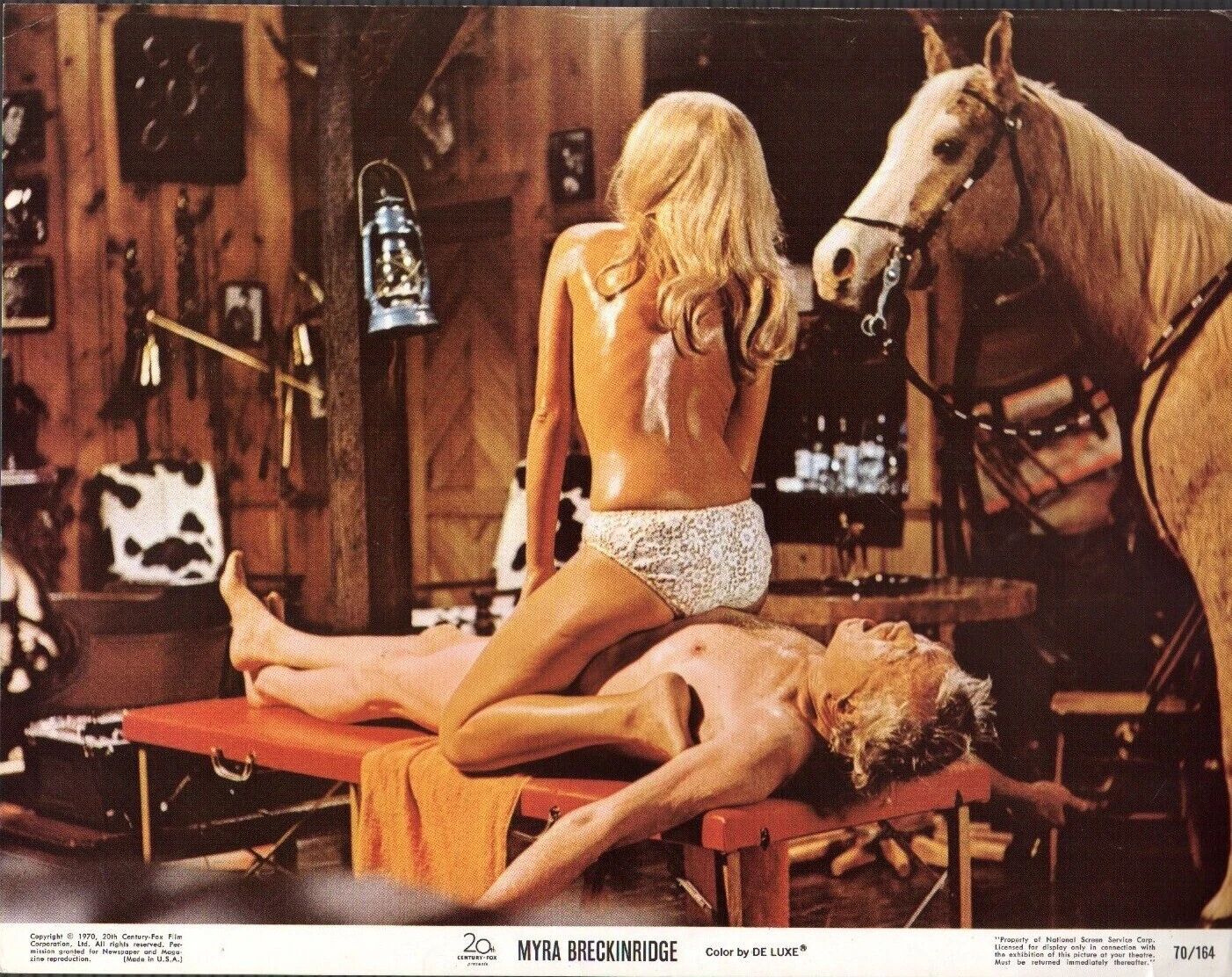 Raquel Welch John Huston Myra Breckinridge Lobby Card Photo Reprint 5 X 7