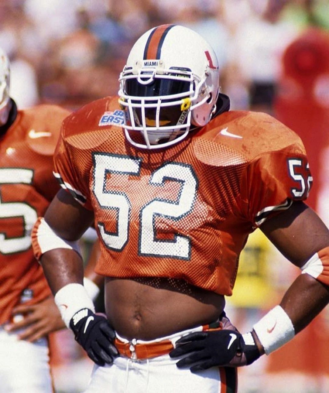 Ray Lewis Photo Miami Hurricanes Ncaa Football Close Up