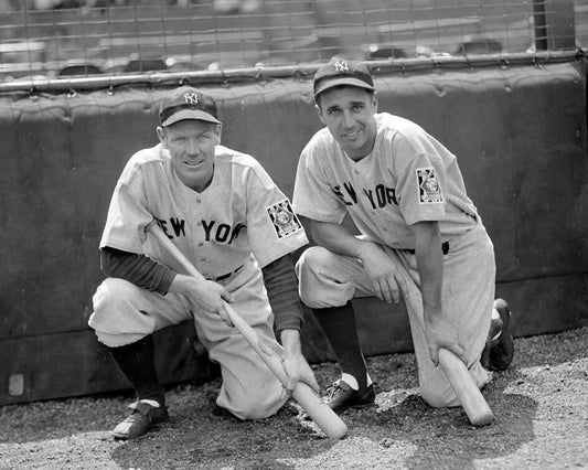 Red Rolfe & Frank Crosetti Keychain Ny New York Yankees Picture Baseball Mlb