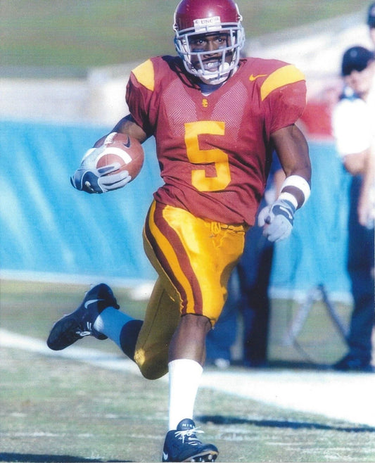 Reggie Bush Photo Usc Trojans Picture Ncaa Football Close Up Action