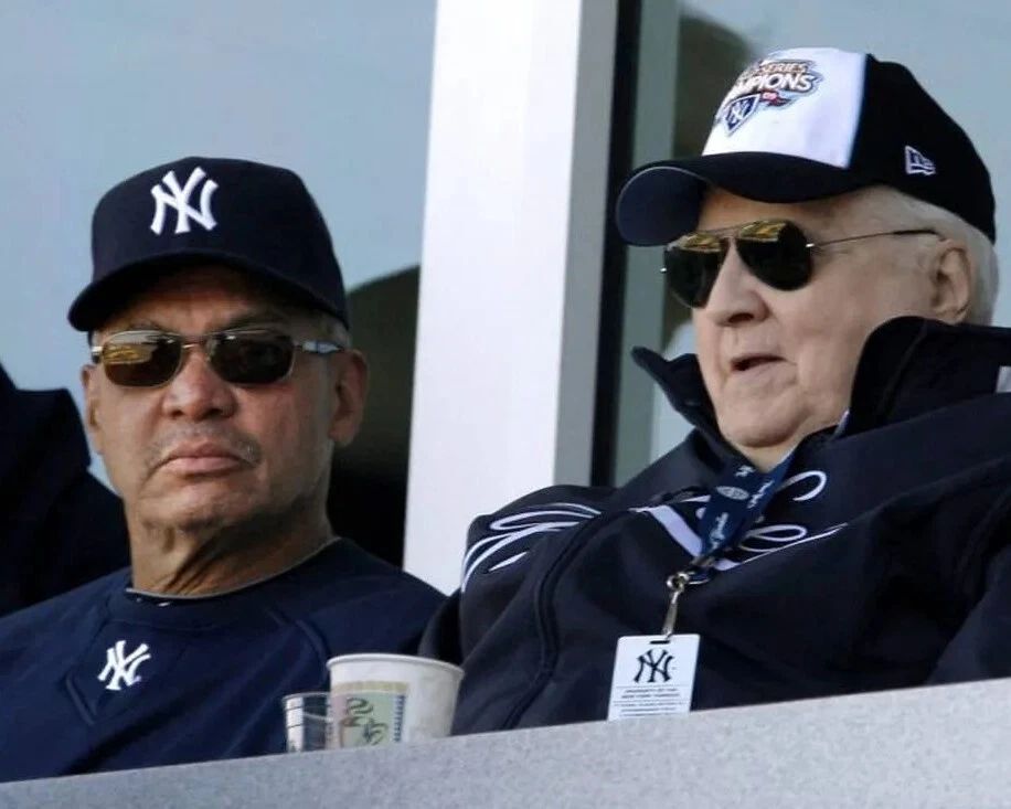 Reggie Jackson George Steinbrenner Photo New York Yankees Baseball In Suite