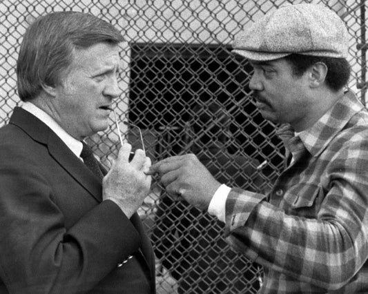 Reggie Jackson George Steinbrenner Photo New York Yankees Baseball Outside