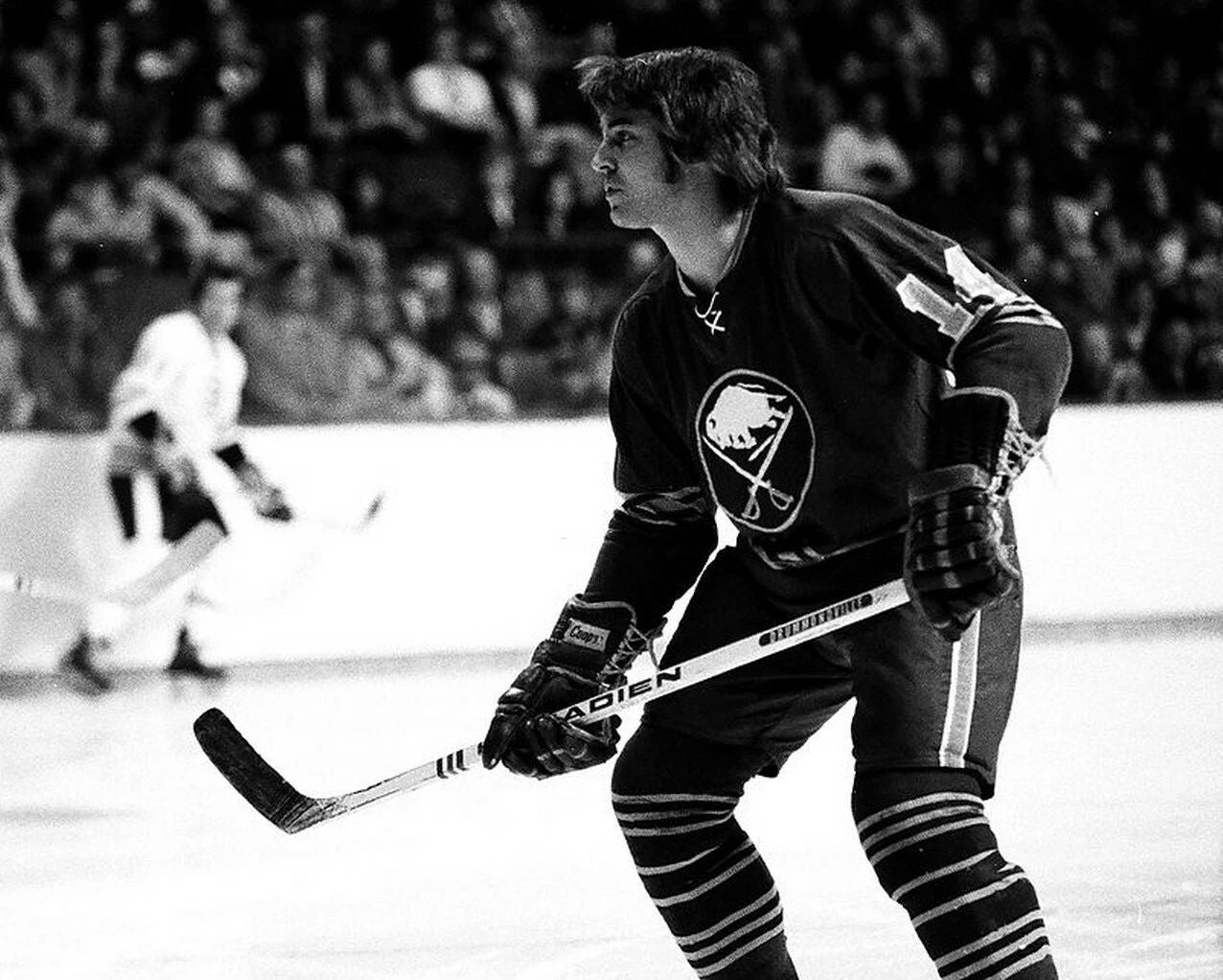 Rene Robert Photo Hockey Buffalo Sabres Picture Nhl Bw