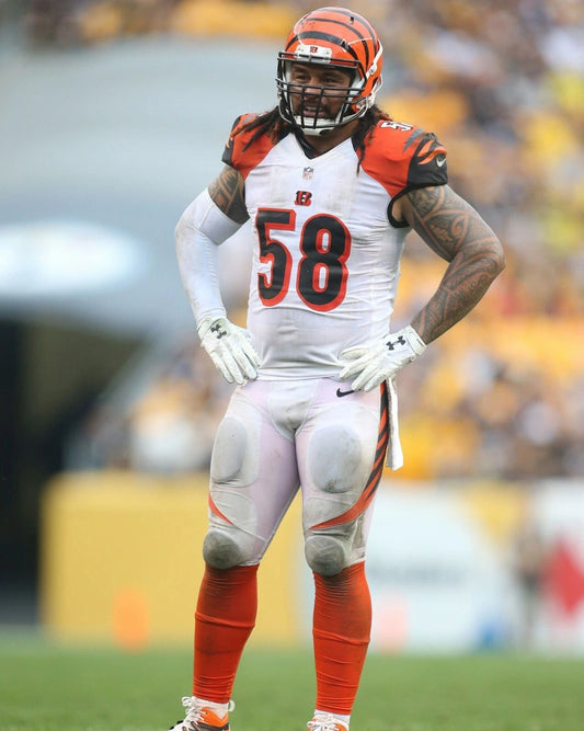 Rey Maualuga Keychain Cincinnati Bengals Picture Nfl Football
