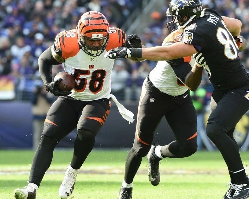 Rey Maualuga Magnet Cincinnati Bengals Picture Nfl Football Vs Ravens