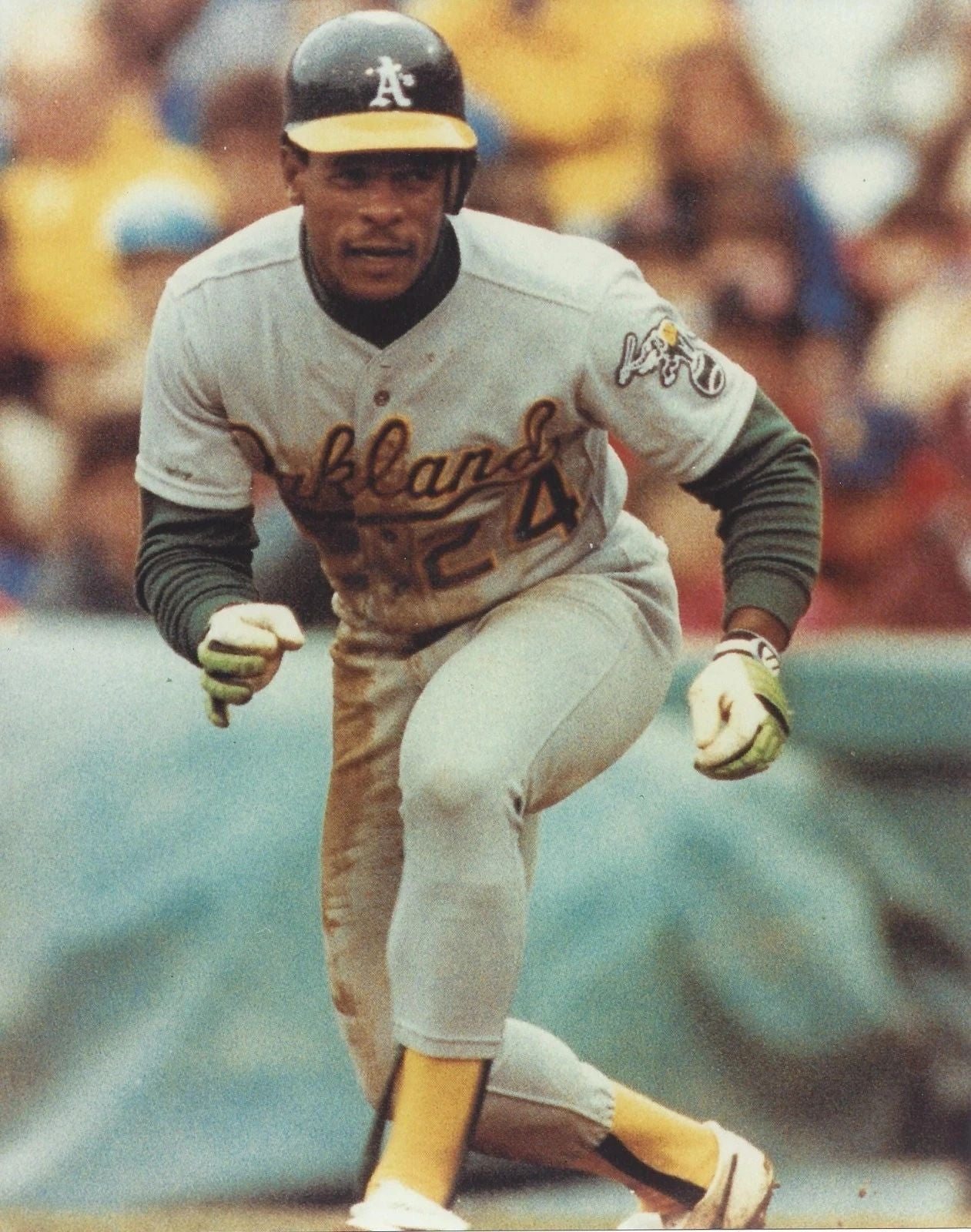 Rickey Henderson Photo Oakland Athletics A'S Mlb Baseball Picture