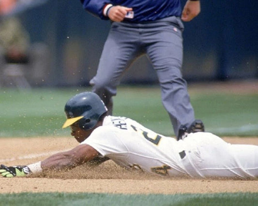 Rickey Henderson Keychain Oakland Athletics A'S Mlb Baseball Picture Sliding