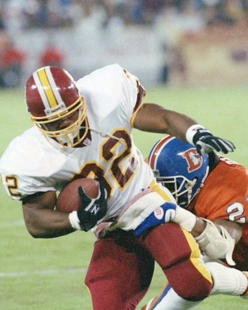 Ricky Ervins Magnet Washington Redskins Picture Nfl Football Vs Broncos