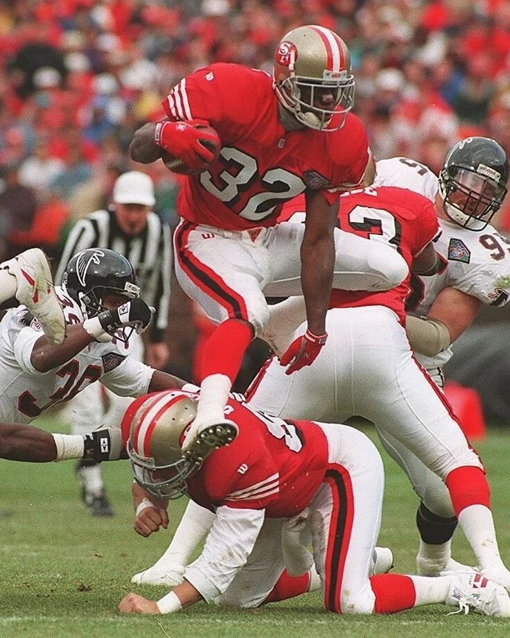 Ricky Watters Magnet San Francisco 49Ers Picture Football Niners Nfl