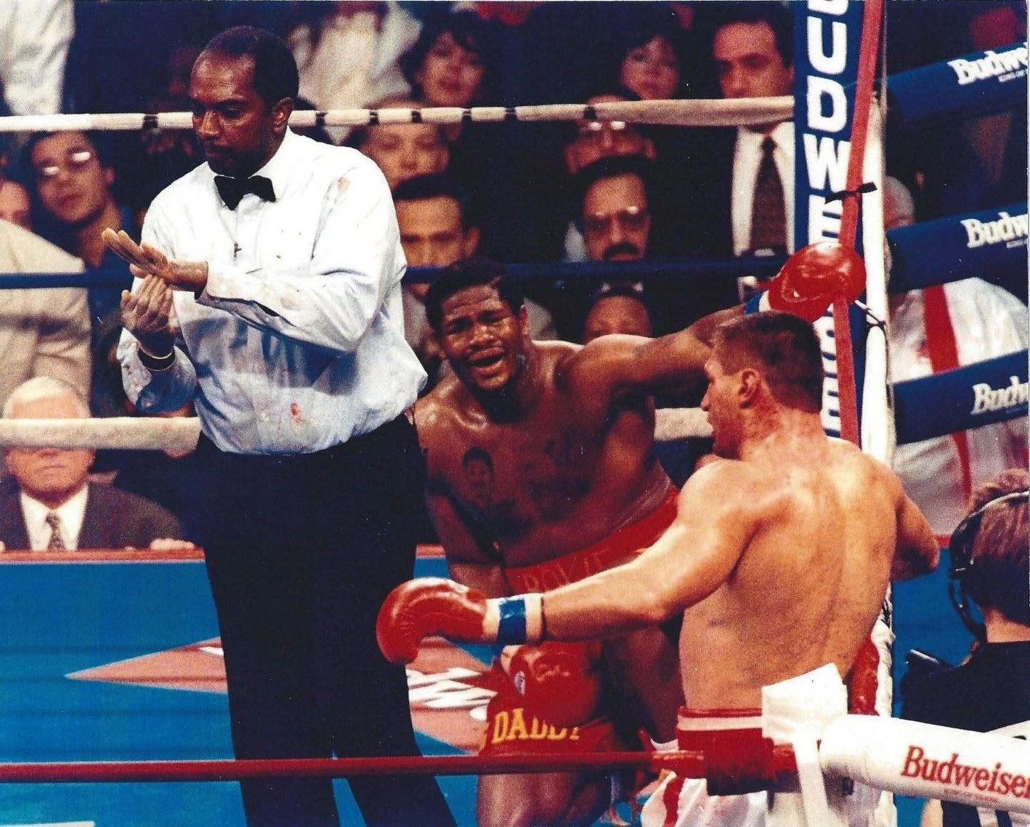 Riddick Bowe Vs Andrew Golota Photo Boxing Picture Left By Bowe