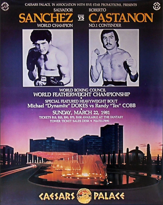 Roberto Castanon Keychain Boxing Picture