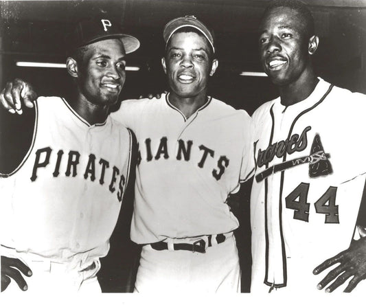 Roberto Clemente Willie Mays Hank Aaron Magnet Baseball Pirates Giants Brave