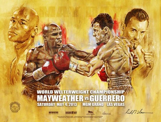 Robert The Ghost Guerrero Vs Floyd Mayweather Jr Photo Boxing Picture Print