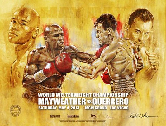 Robert The Ghost Guerrero Vs Floyd Mayweather Jr Photo Boxing Picture Print