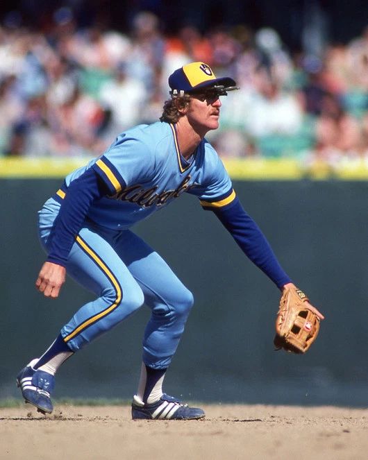 Robin Yount Glossy Magnet Milwaukee Brewers Magnet Hof 1999