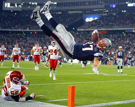 Rob Gronkowski Photo New England Patriots Picture Nfl Football Vs Chiefs