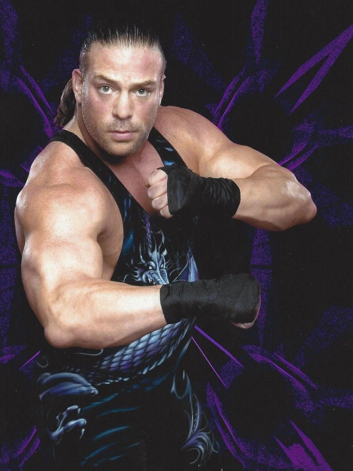 Rob Van Dam Photo Wrestling Picture Wwf Color Pose With Gloves