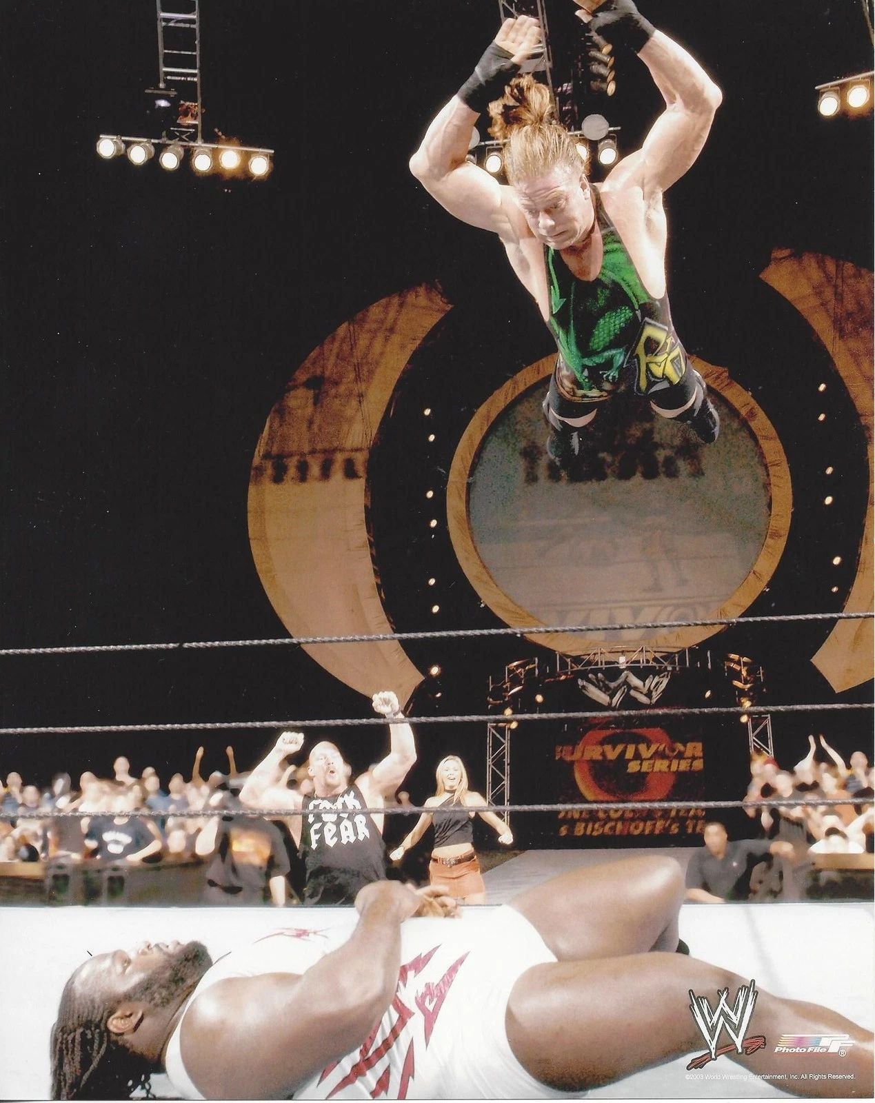 Rob Van Dam Vs Mark Henry Keychain Wrestling Picture Wwf Color