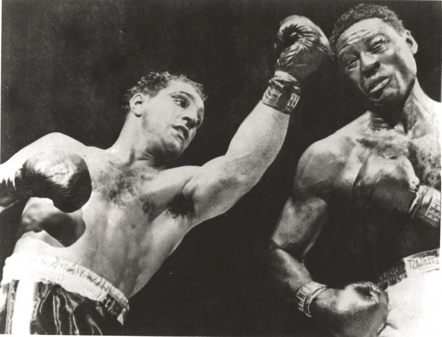 Rocky Marciano Ko'S Ezzard Charles Boxing Action Shot 300 Piece Jigsaw Puzzle