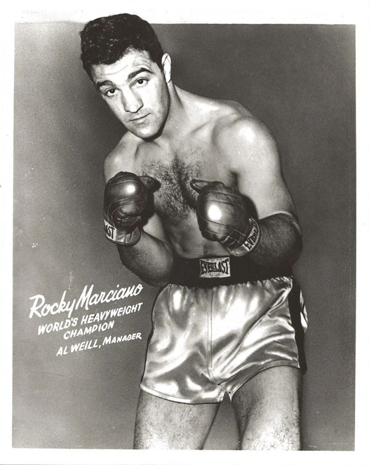 Rocky Marciano Keychain Boxing Picture Close Up Heavyweight Champion
