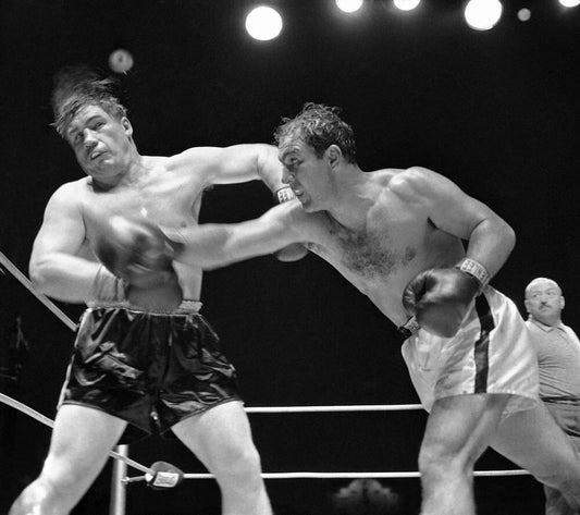 Rocky Marciano Vs Don Cockell Boxing Picture Keychain Keychain