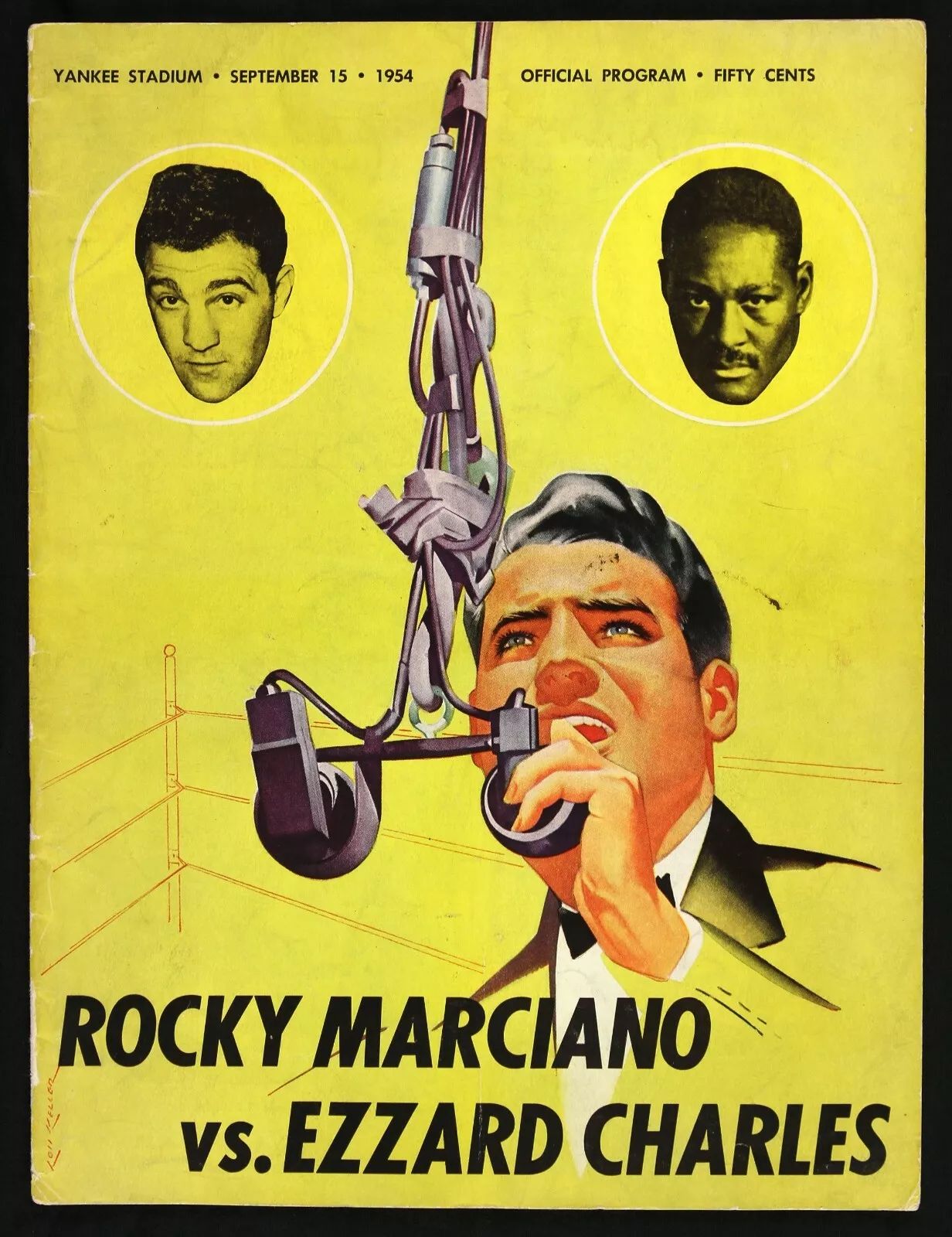Rocky Marciano Vs Ezzard Charles Photo Boxing Picture